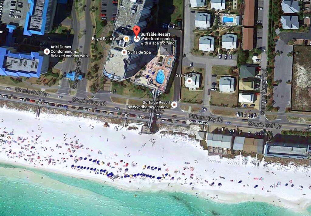 Surfside Resort proximity to Beach 