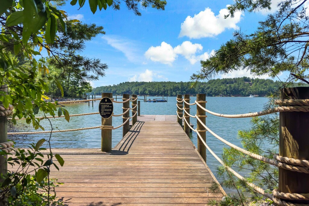 Spend your days soaking up the sun while swimming and boating using the home's private dock and kayak launch.