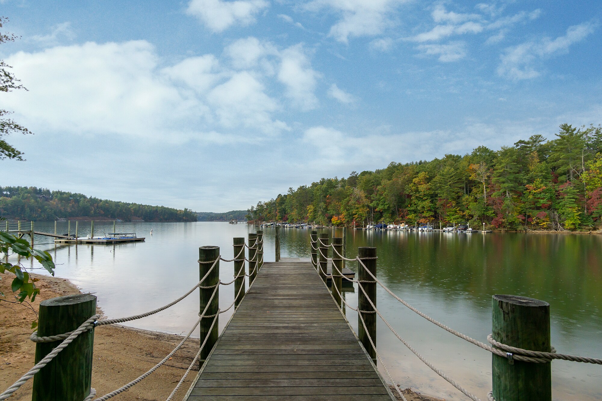 Take advantage of the private dock on Lake James & spend your days swimming, boating, and soaking up the sun