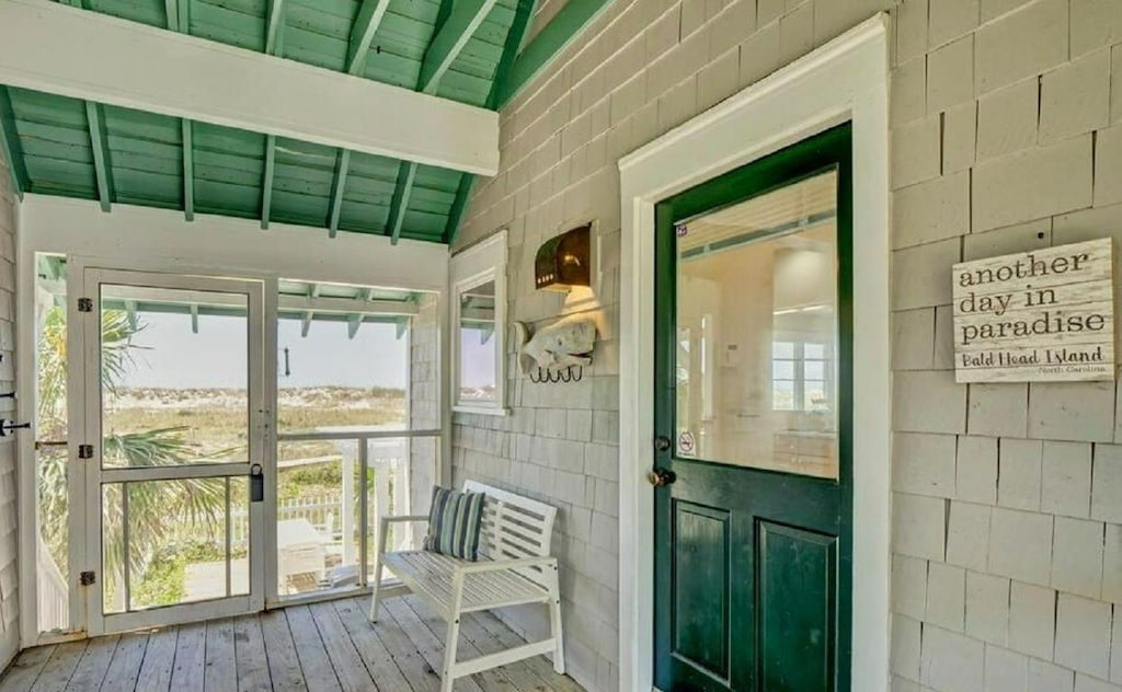 Screened Porch Entry 