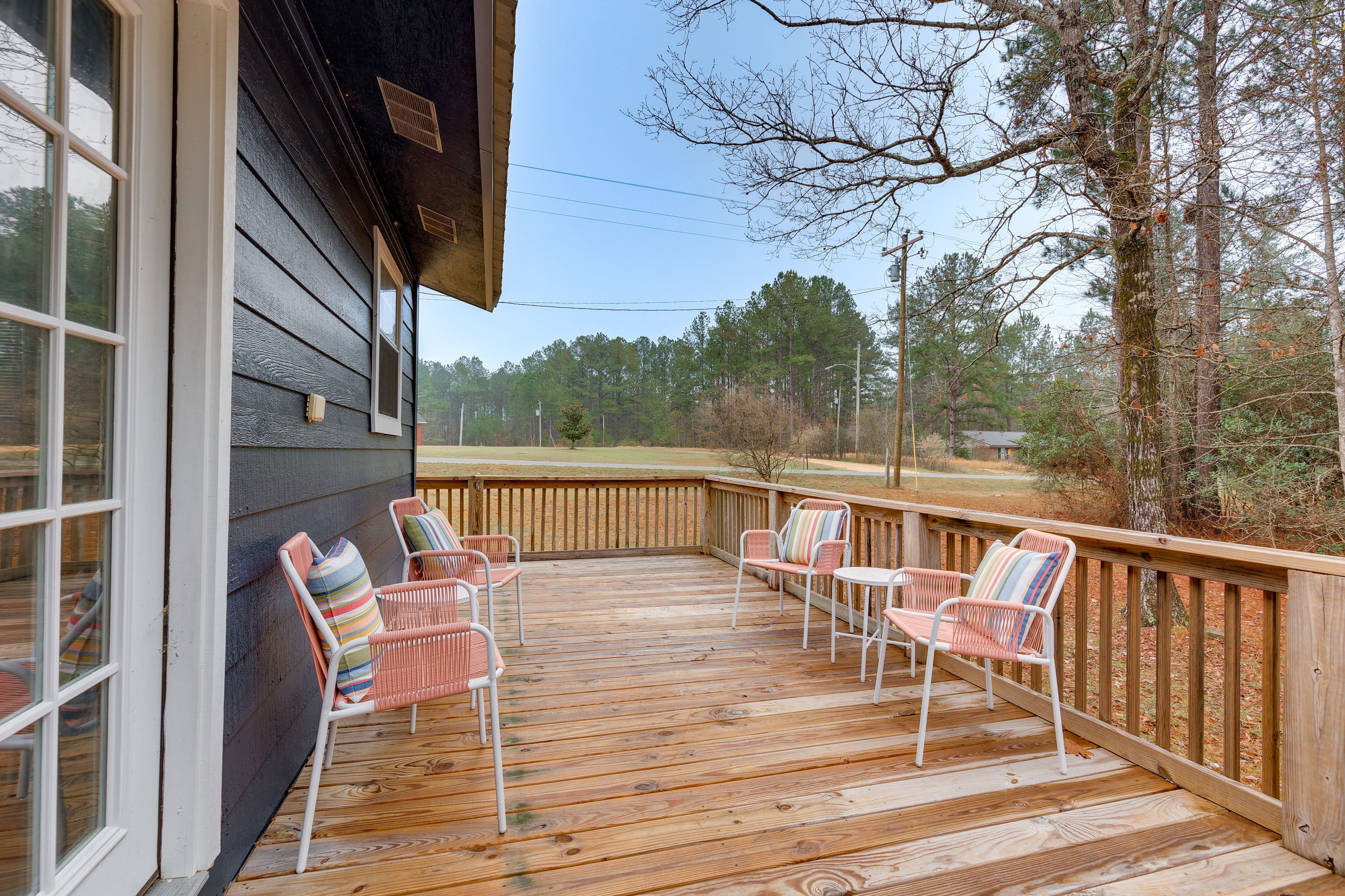 Property Image 2 - Chatom Retreat w/ Furnished Deck & Wooded Views!