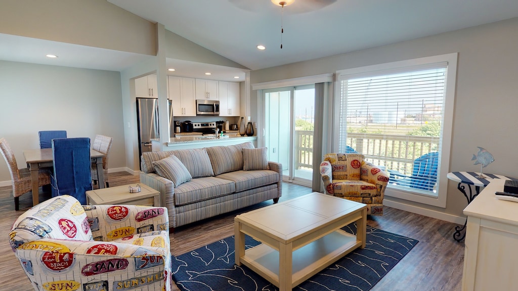 Living Area with Sofa Sleeper