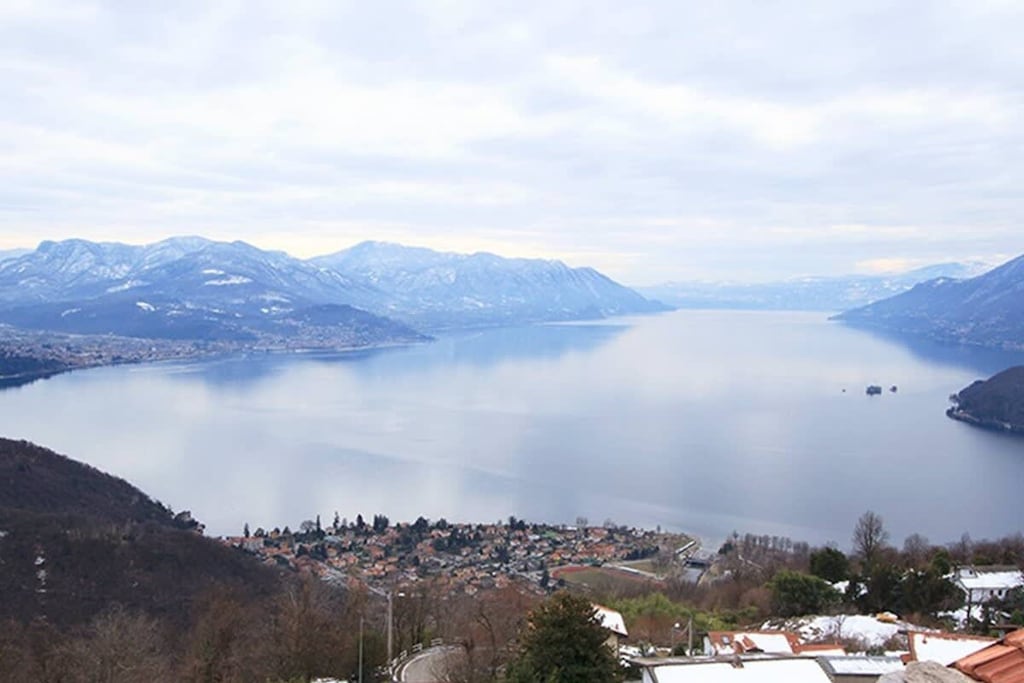 Lake views from the apartment