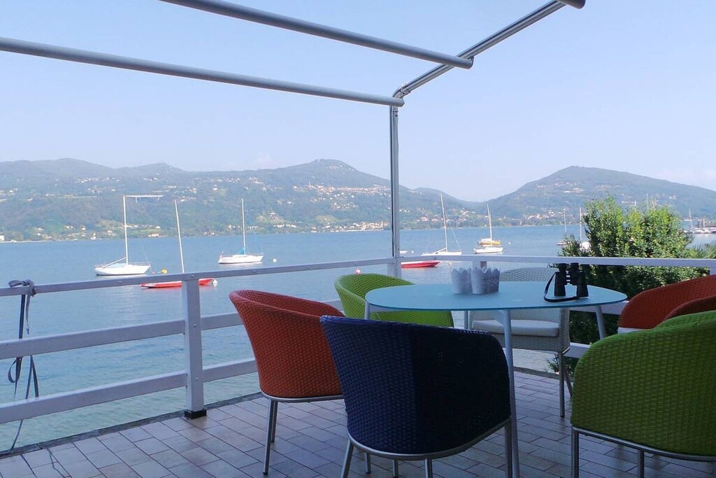 Views from the outside dining area on the terrace