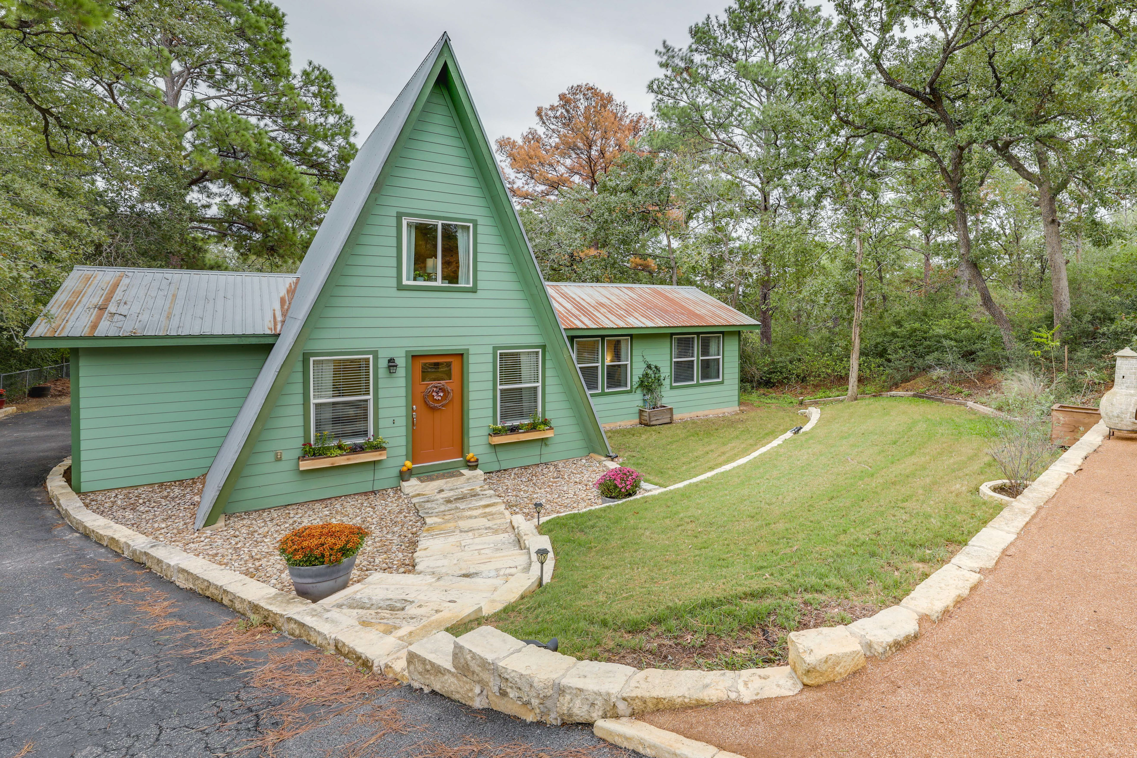 Property Image 1 - A-Frame Cottage w/ Deck ~ 5 Mi to Lake Bastrop!