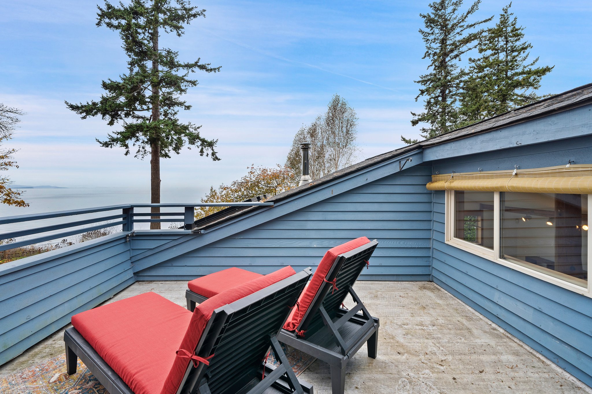 Enjoy your own view deck for quiet, scenic moments.