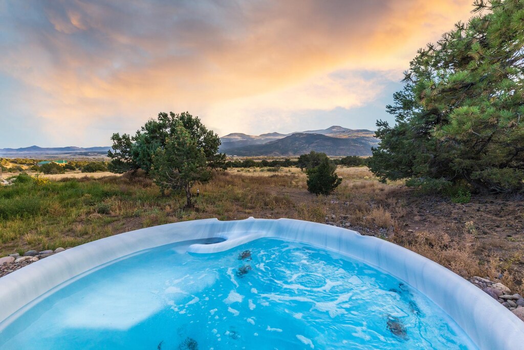 Private Hot Tub at Rocking M Ranch.