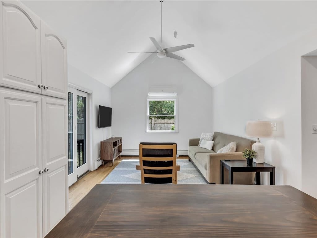 Soak in the flair of vaulted ceilings. It brings extra space, light, and style to every moment.