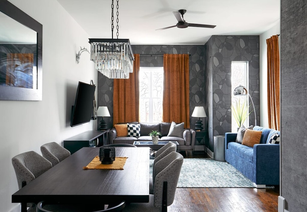 Step into our elegantly designed living area, ideal for relaxing and entertaining.