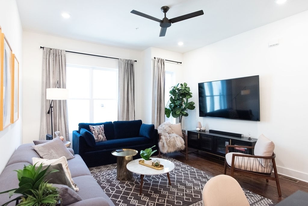 Experience the charm and comfort of our living space.