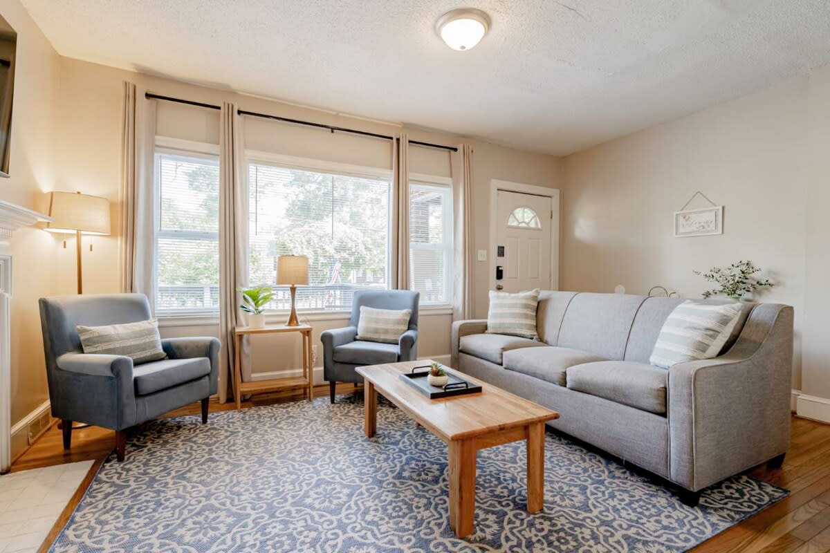 Living room with ample seating