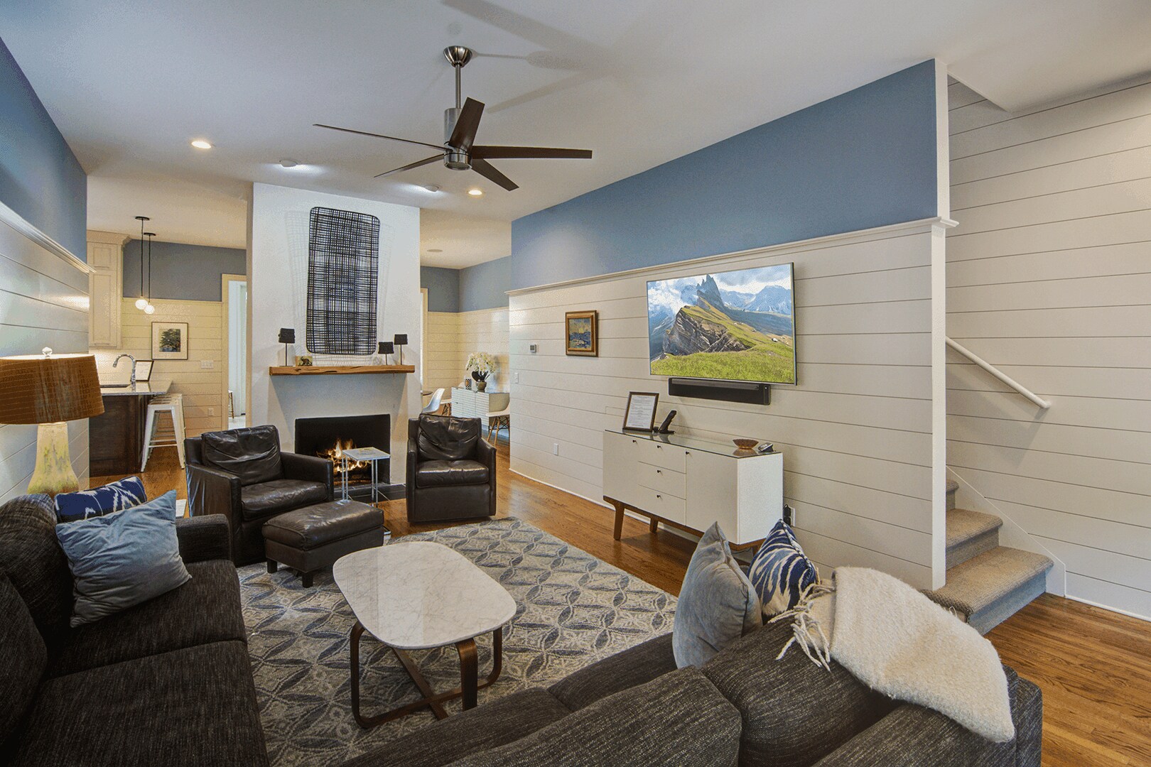 Terrific Living Area (Fireplace is not Operational)