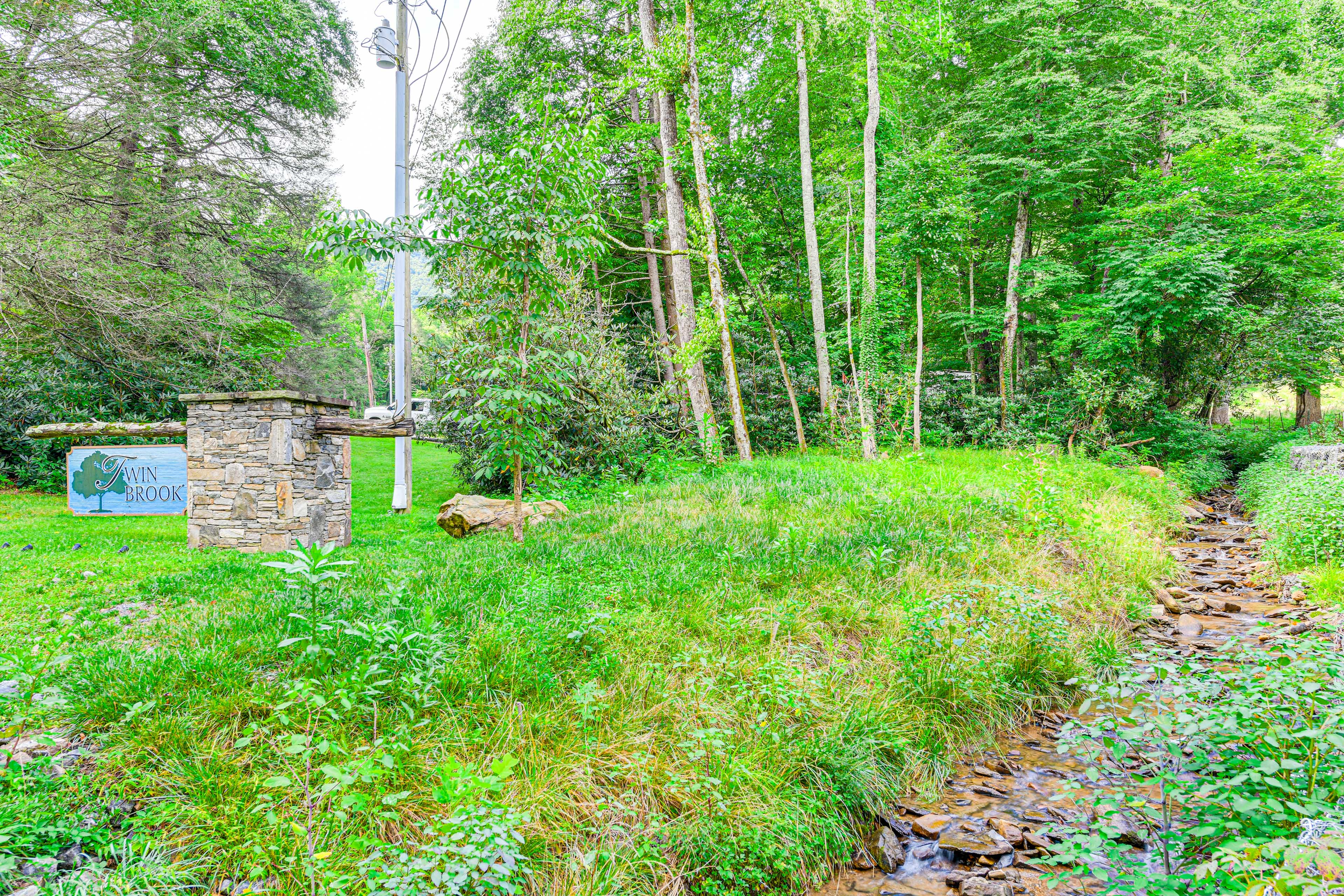 Property Image 1 - Maggie Valley Resort Home: Fire Pit, Pool & Stream