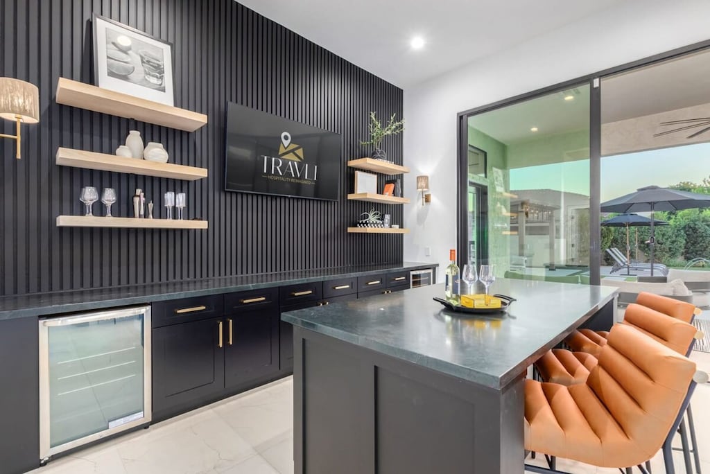 Custom Bourbon Bar - Old Fashioned Anyone?