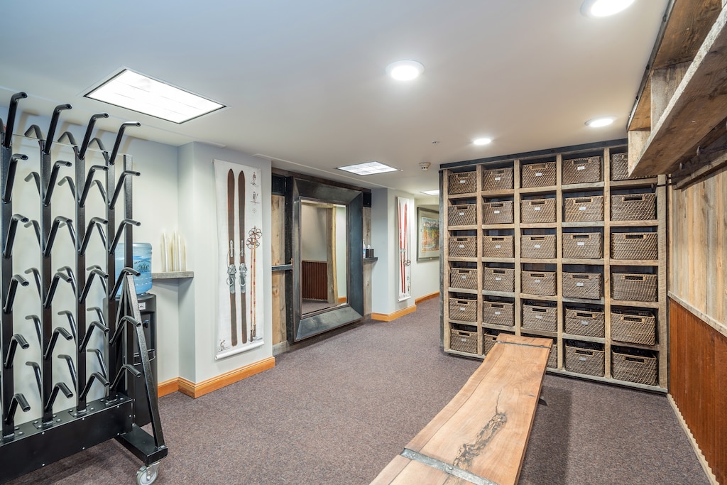 19 - ski locker room