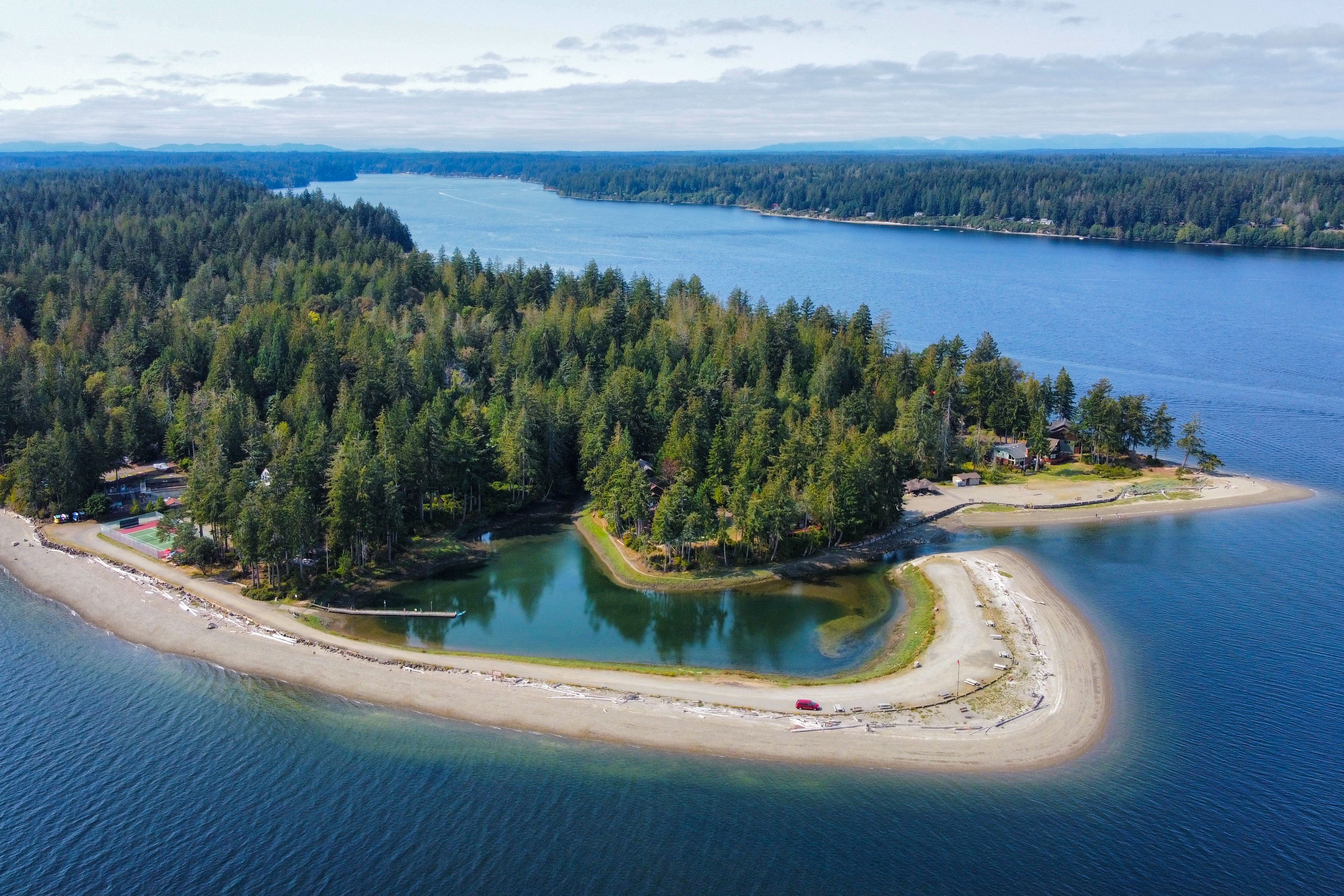 Property Image 2 - Harstine Island Cabin w/ Fire Pit: Walk to Beach!