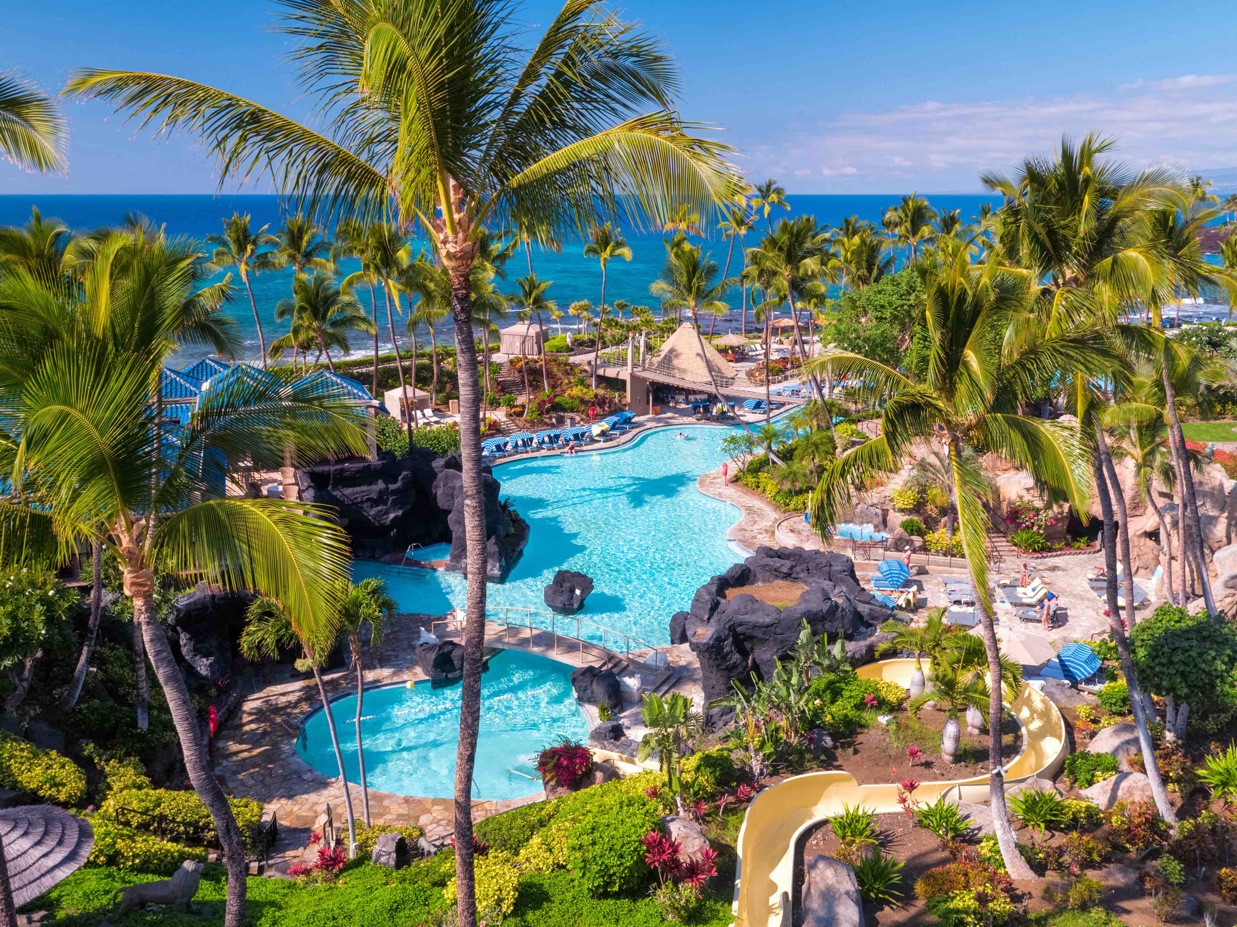 NEW - Enjoy 10 COMPLIMENTARY day passes at the Hilton Waikoloa Resort pools and waterslides.  Enjoy the #1 Hawaii Resort ranked by USA Today in 2024 while having the comfort of your own 4BR home