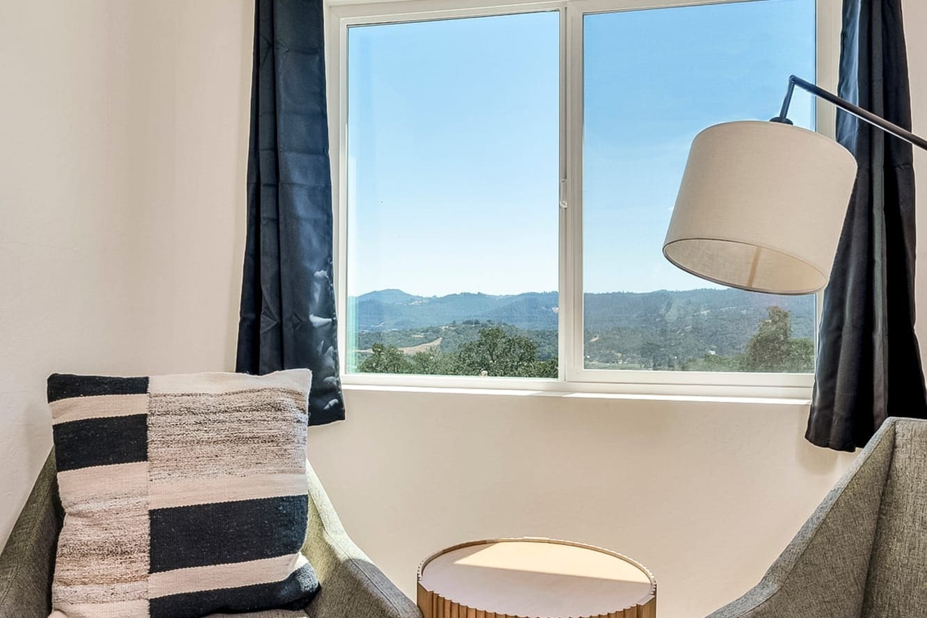 Seating area in Bedroom 3.