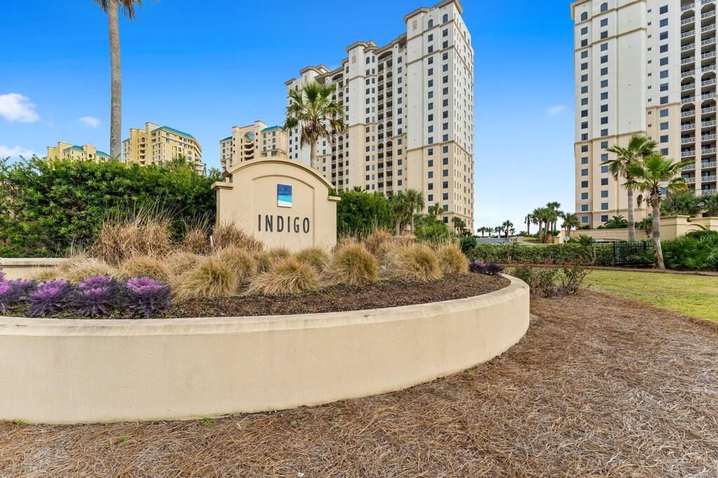 Indigo Entrance Sign