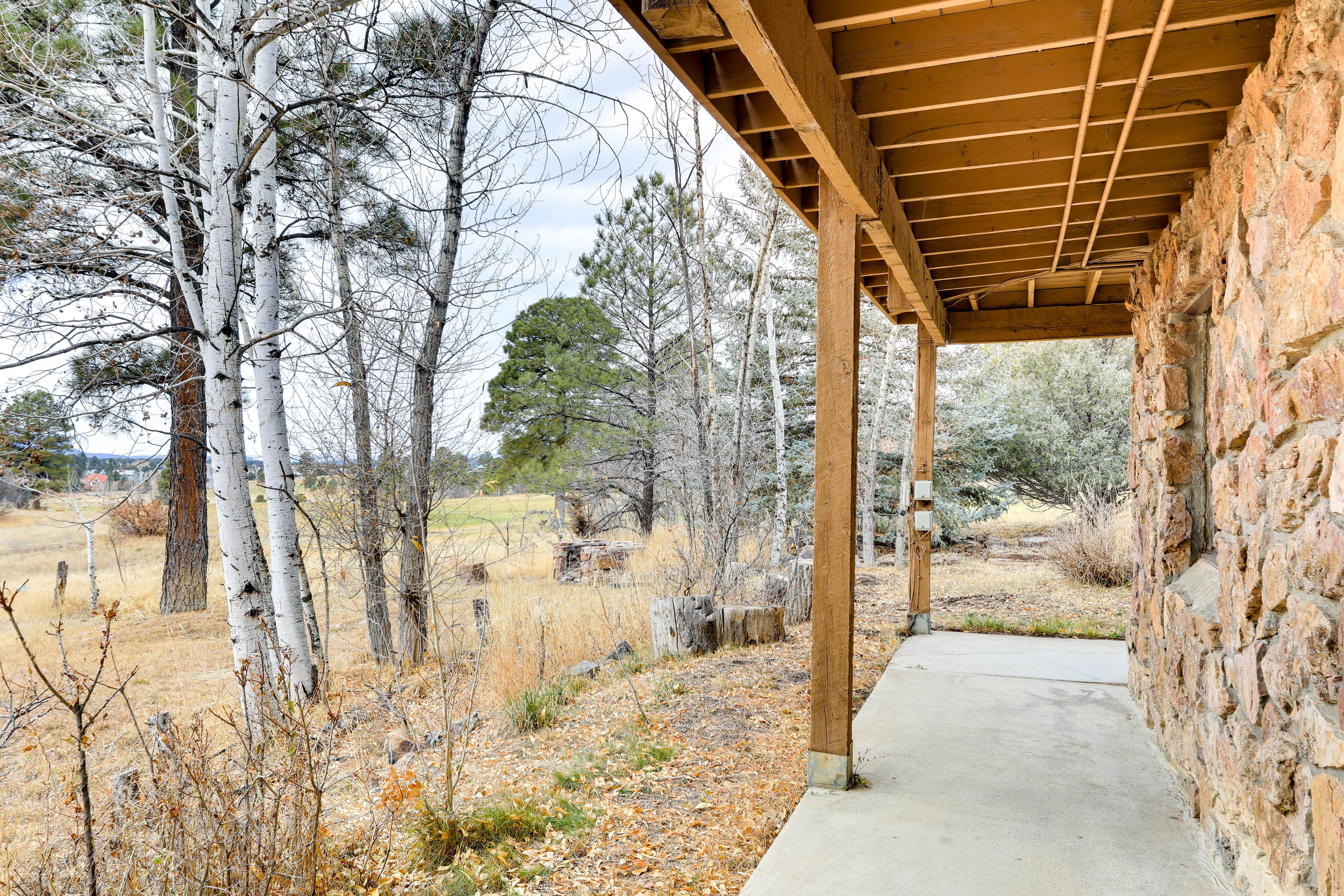 Pagosa Springs Cabin w/ Deck & Golf Course Views!