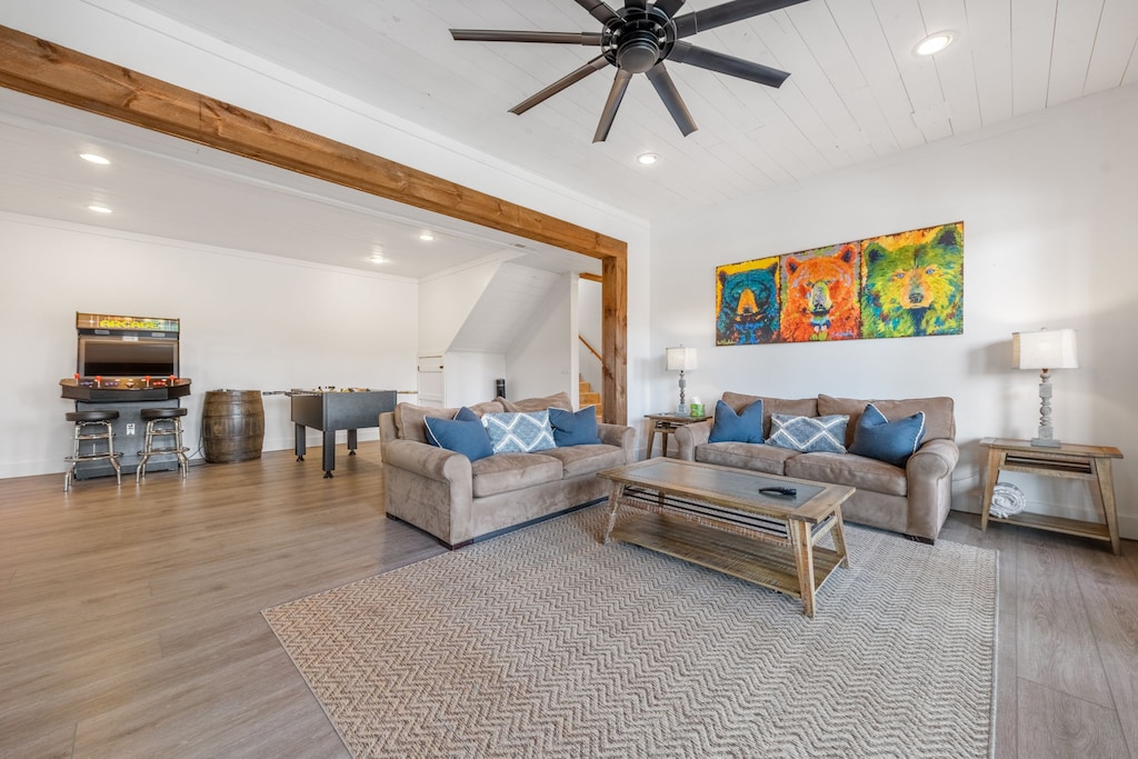 Blue Ridge Bliss - Lower Level Living Room