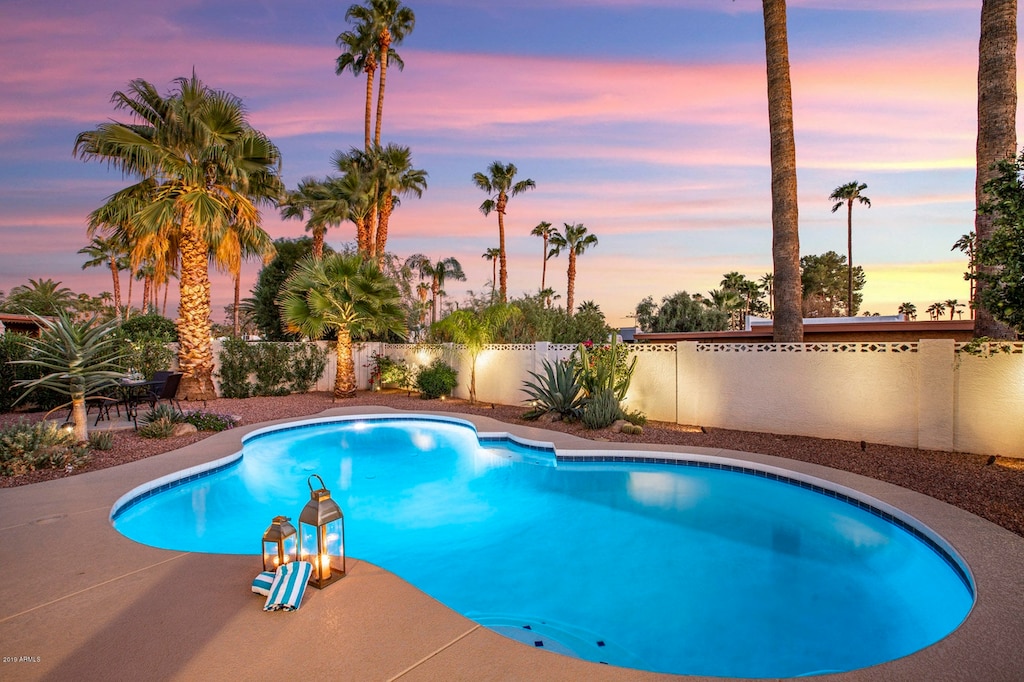 Sparkling pool