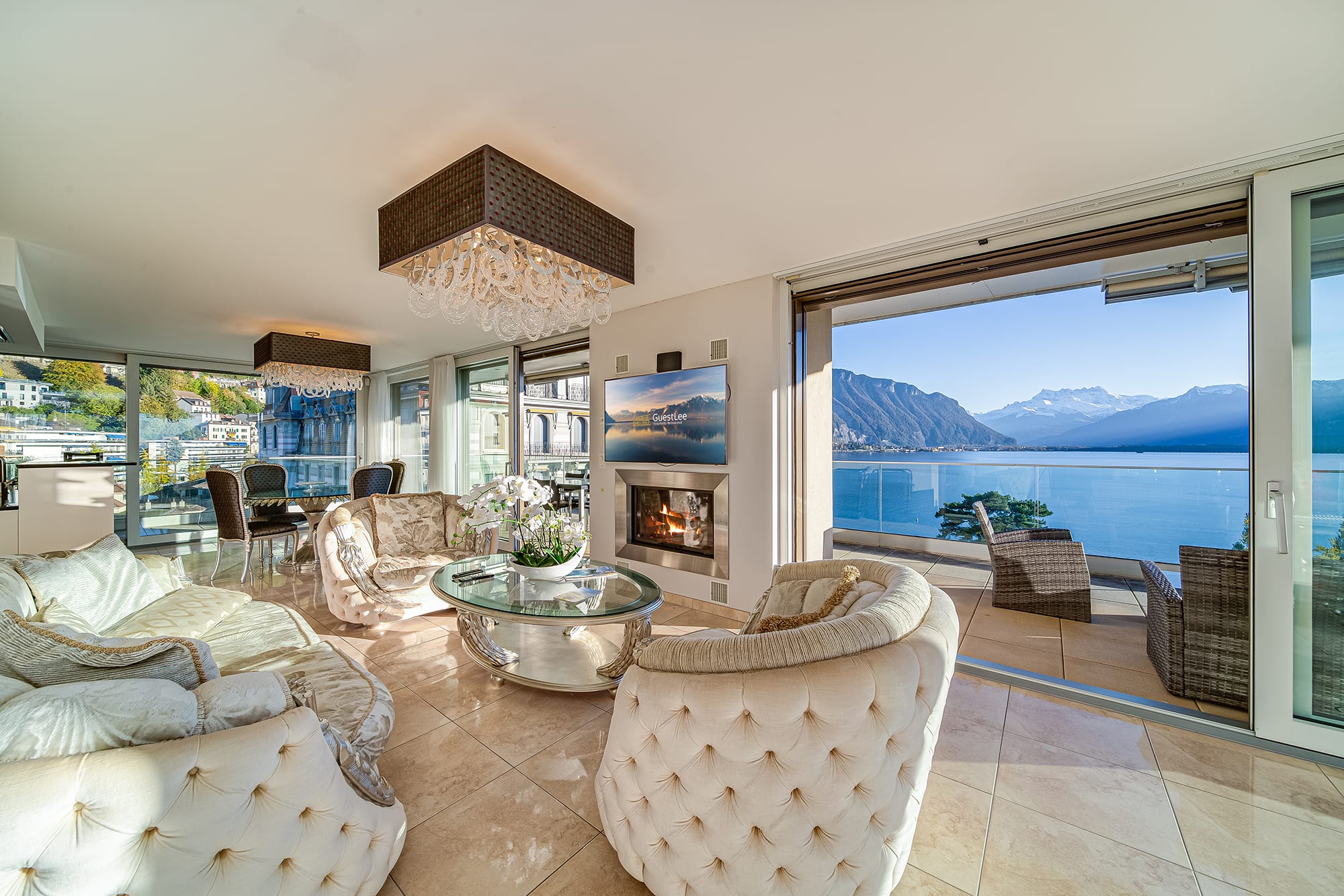 Property Image 1 - Luxury Penthouse in Montreux City with Lake View