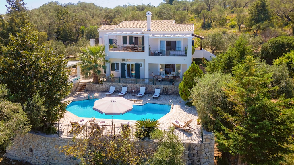 Property and priviate pool nestled in the countryside