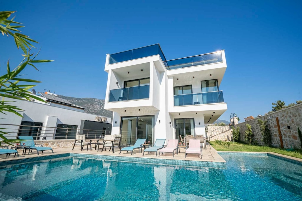 Awesome views of property and pool