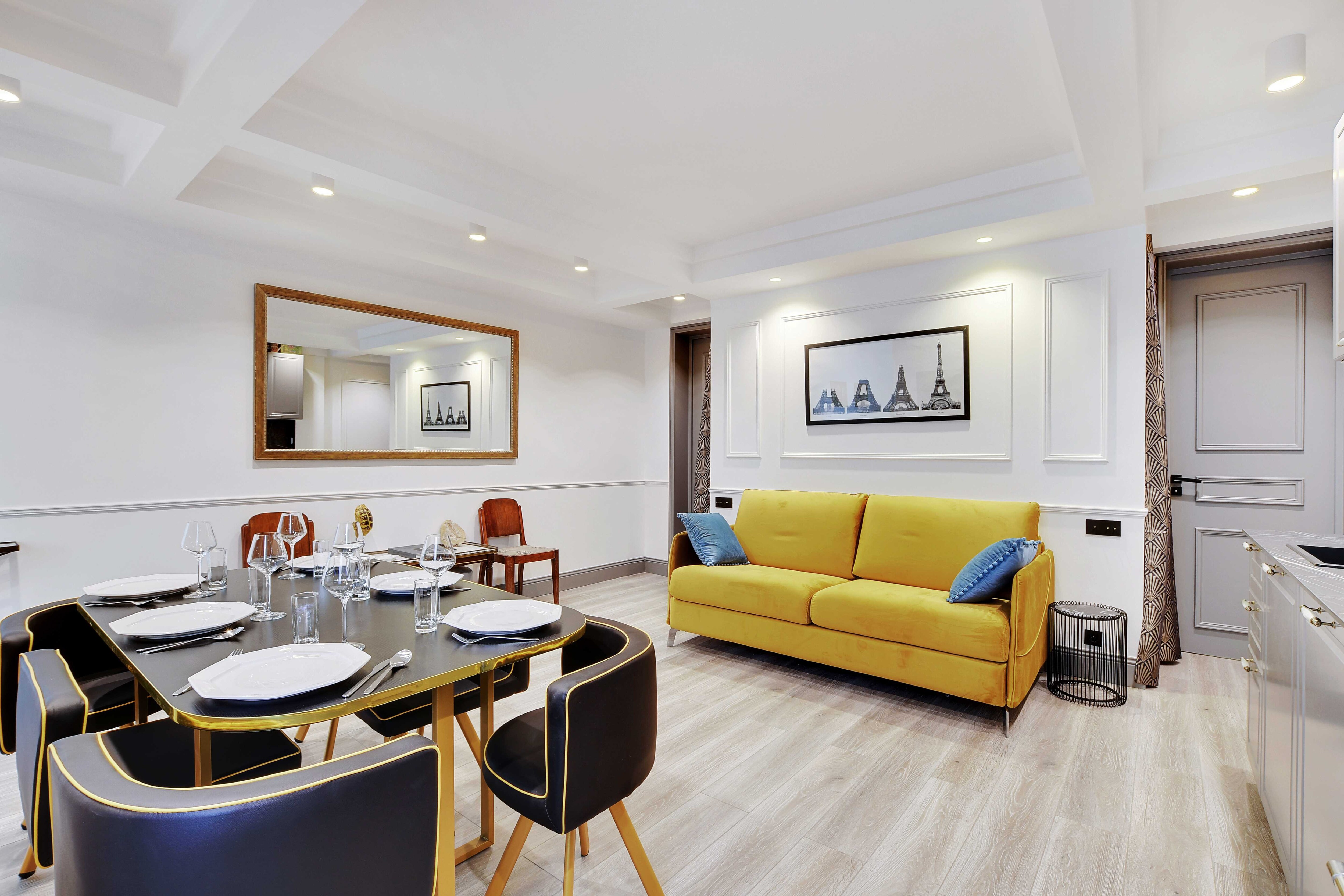 Property Image 2 - Parisian Elegance: 1BR Just Steps from Galeries Lafayette