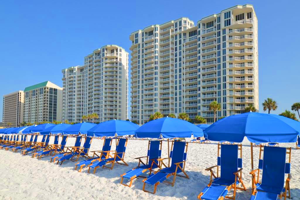 Silver Beach Towers from the Beach