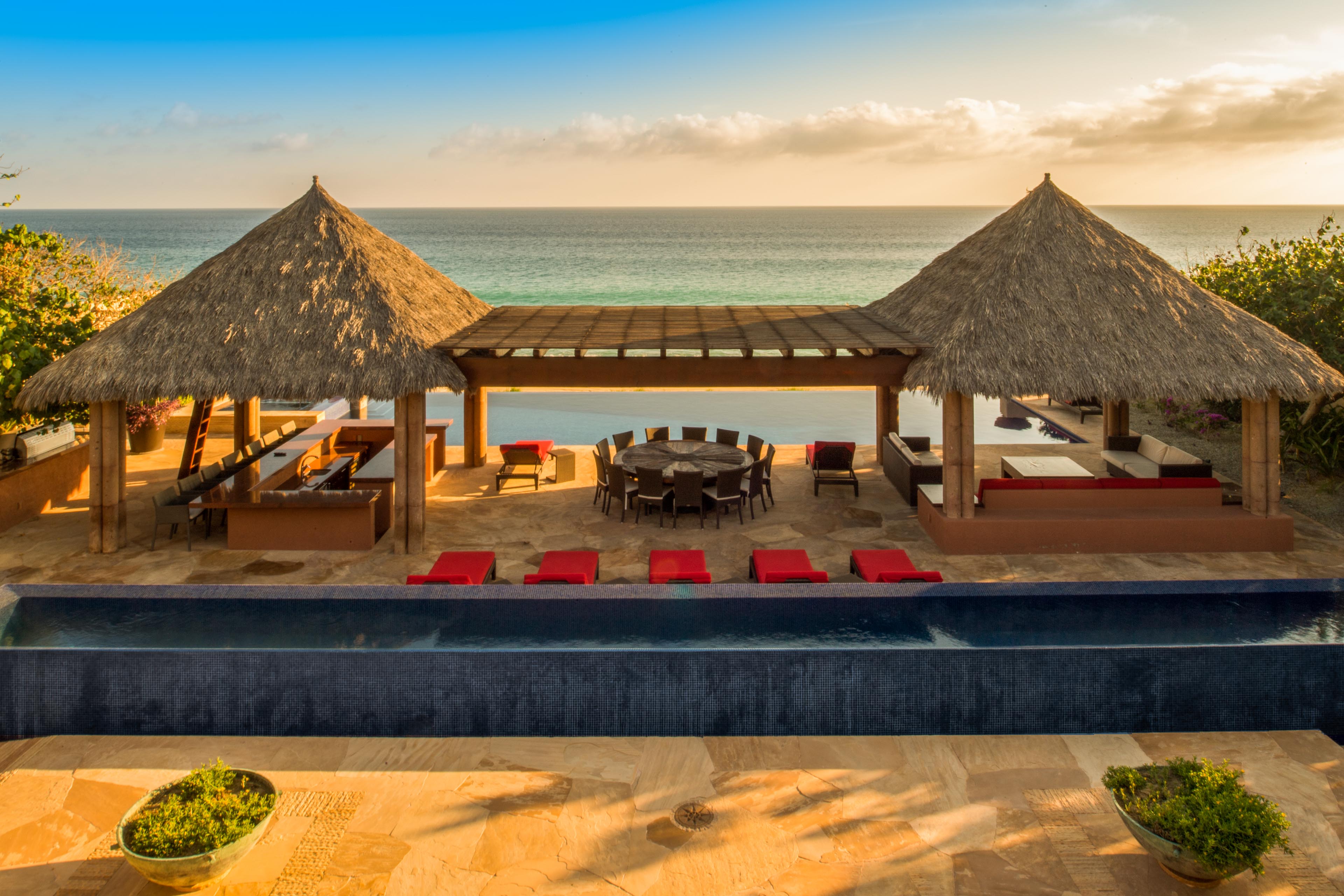 Patio with pool and ocean view-1