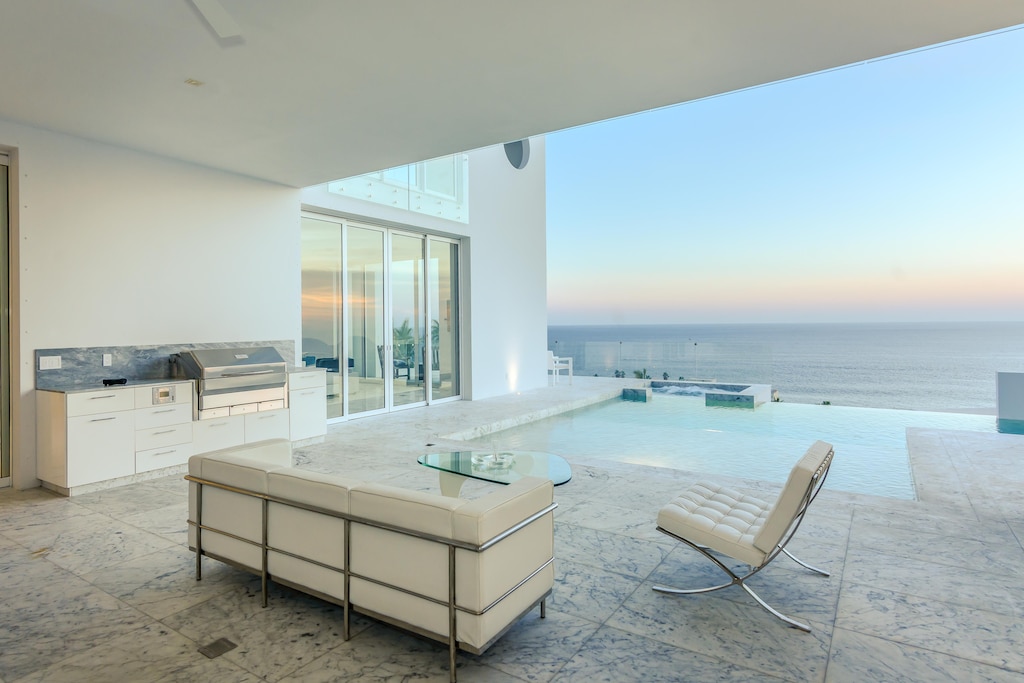 Pool view and lounge