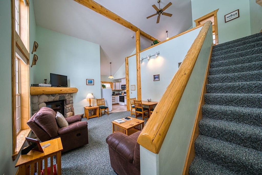 Living Room & Stairway