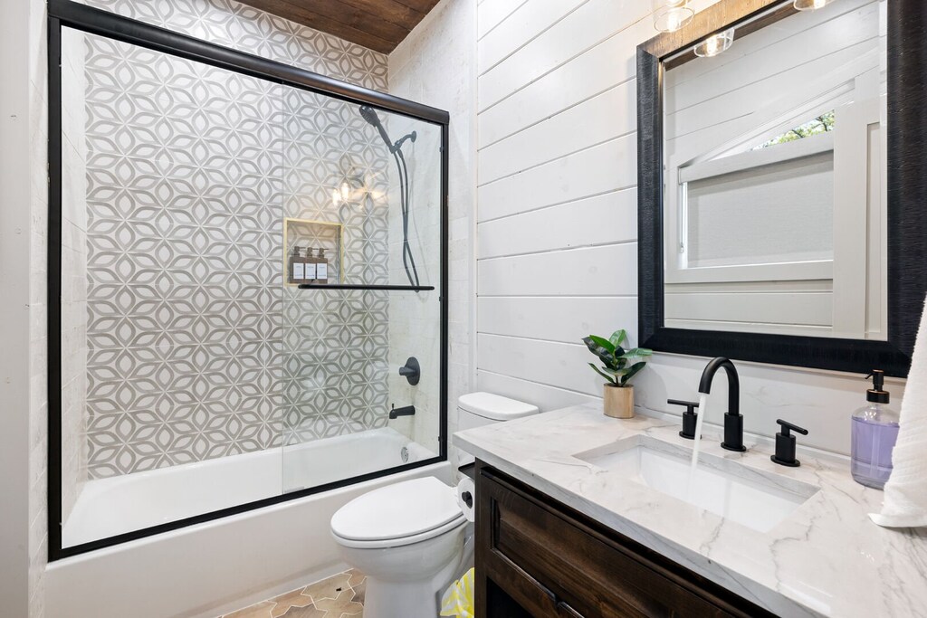 Combo tub shower full bathroom #7