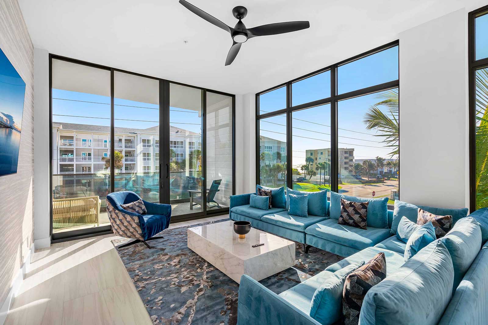 Living Room w/ Ocean View