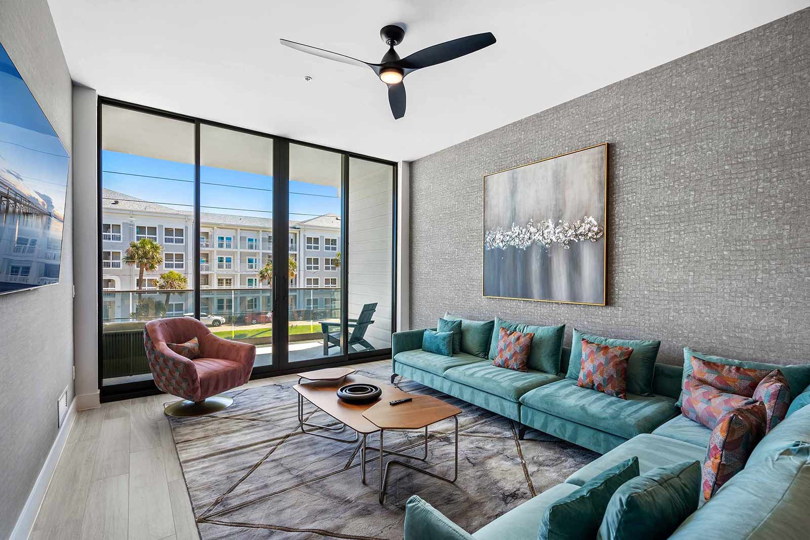 Living Room w/ Ocean View