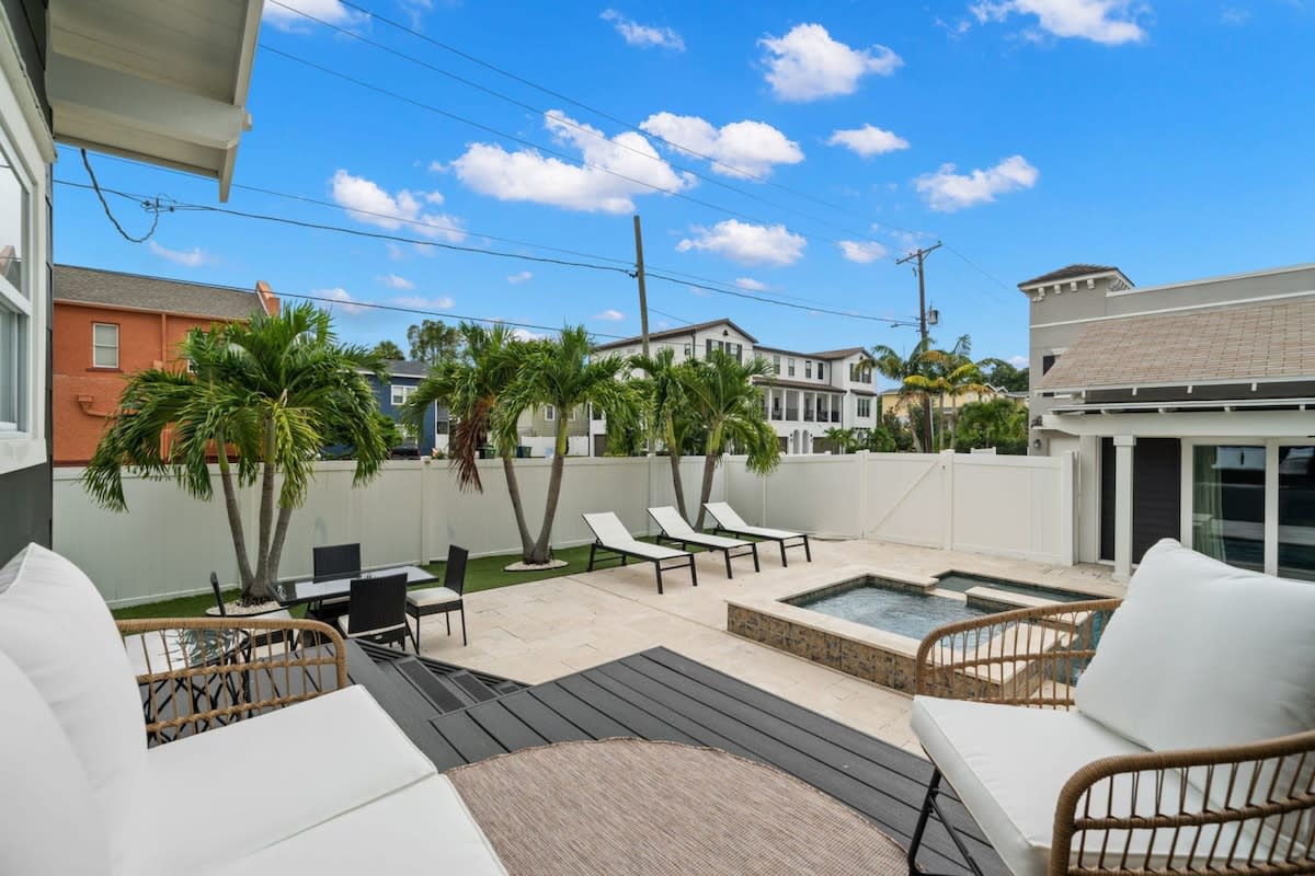 Back Patio and Pool Deck