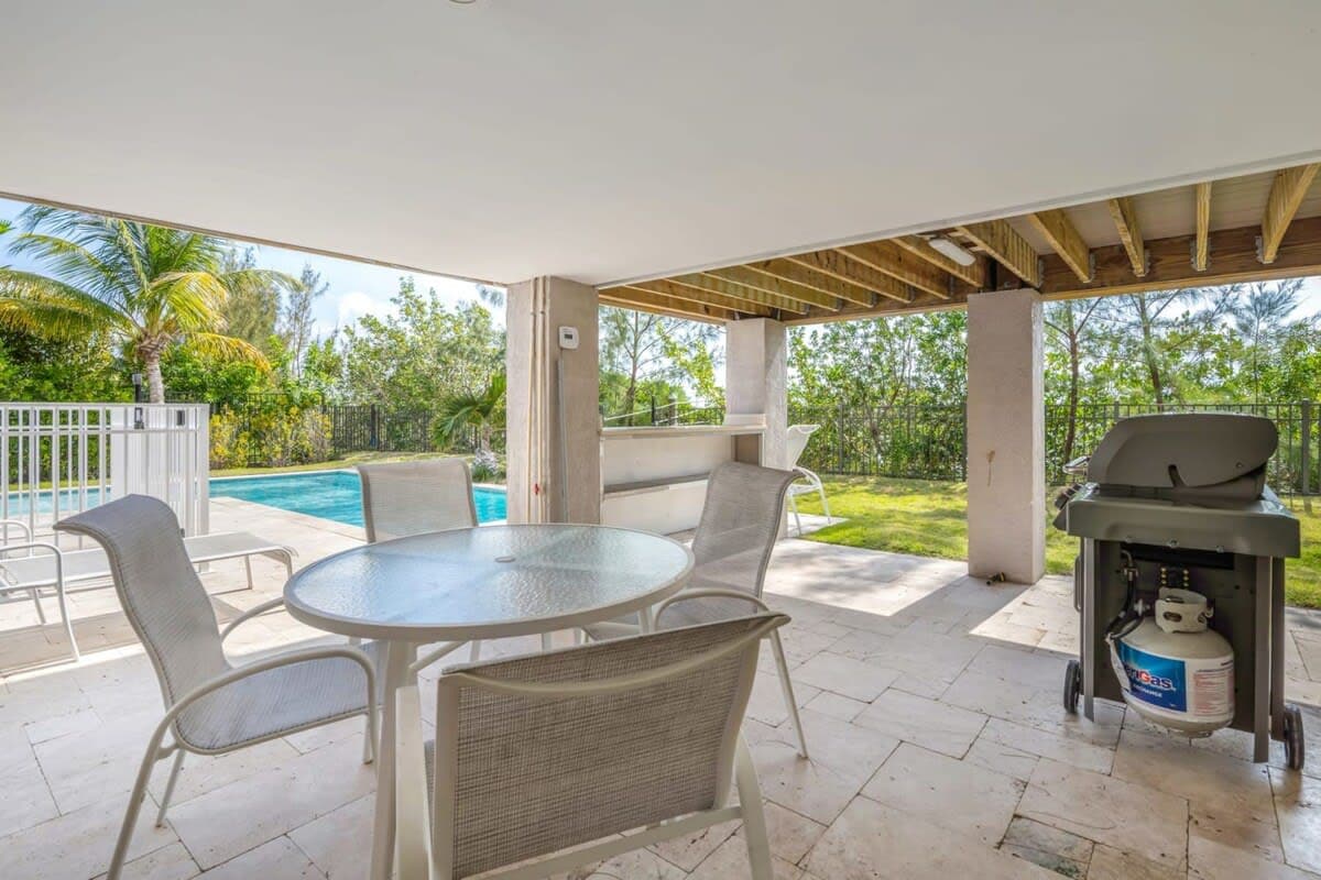 Dining Area & Grill - We supply propane!