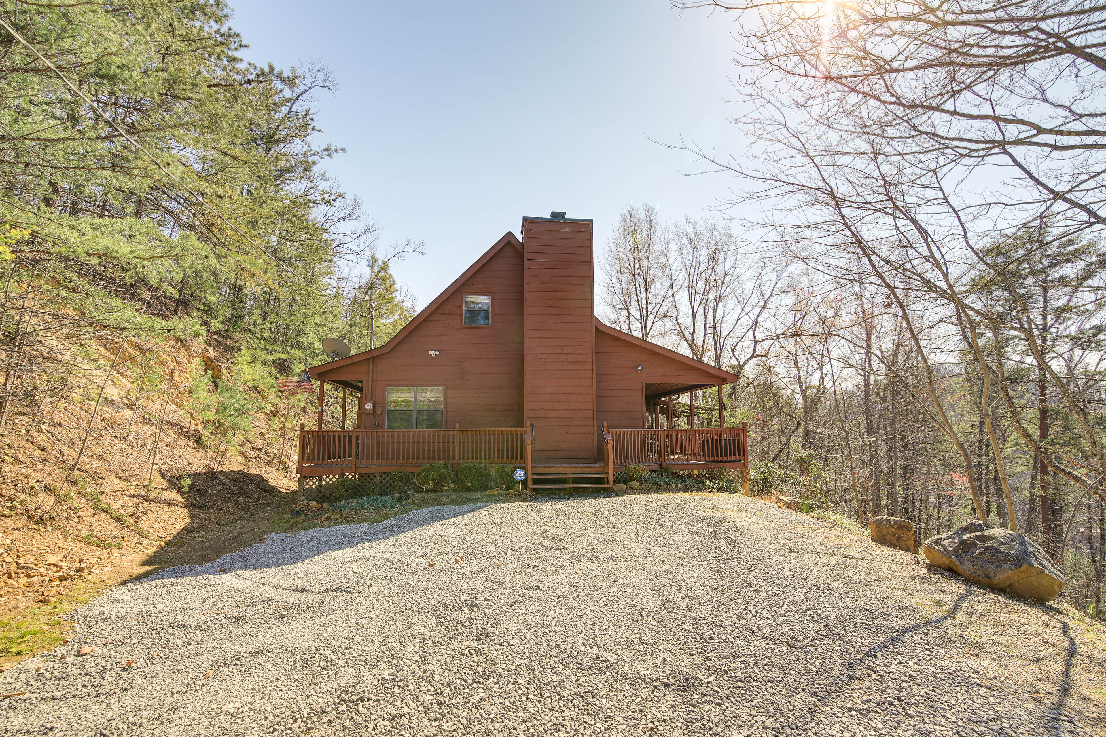 Property Image 1 - Secluded Sevierville Cabin: Hot Tub & Mtn Views!