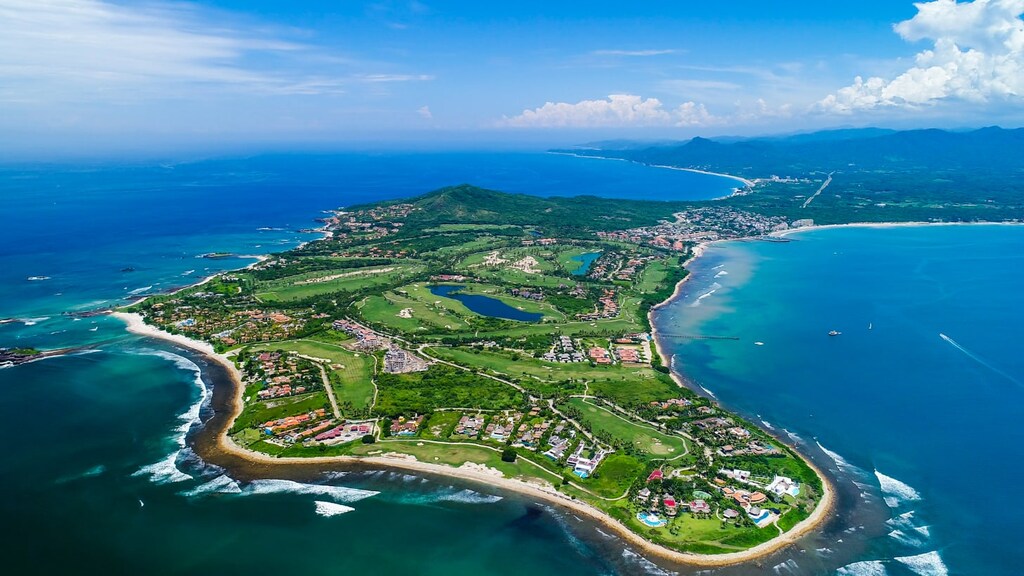 Vista Satelital de Punta Mita