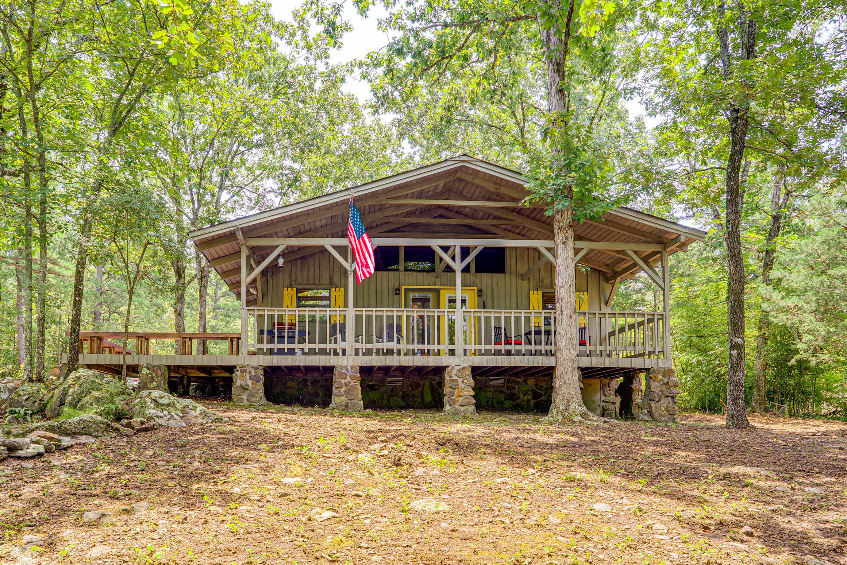 Property Image 2 - Rustic Waterfront Getaway on Greers Ferry Lake!