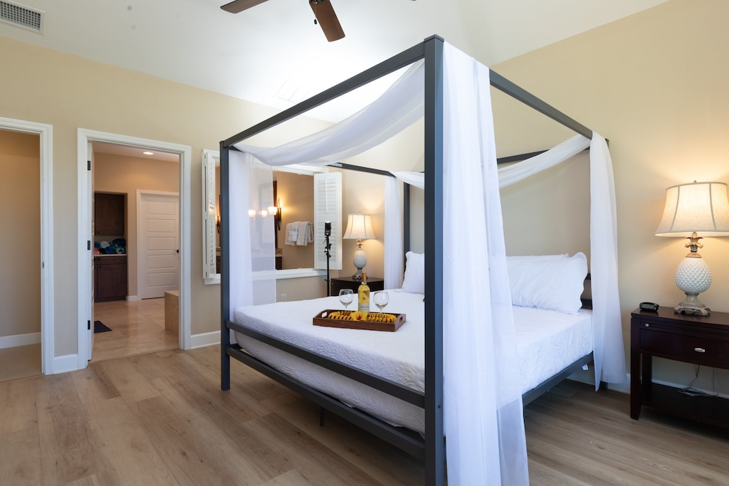 Primary Suite with King bed and  private ensuite