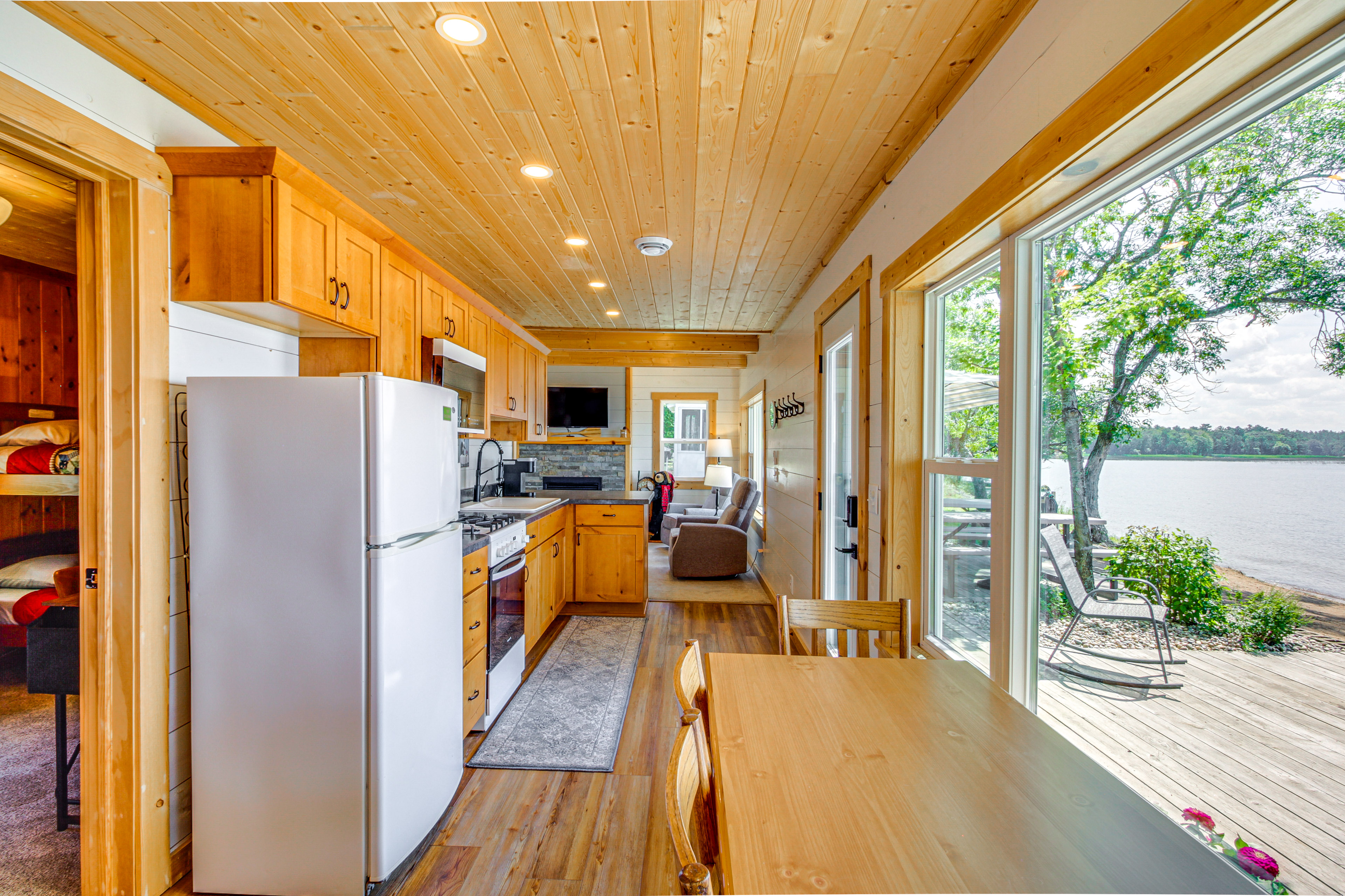 Property Image 2 - Lake Hubert Cabin w/ Private Deck + Boat Dock