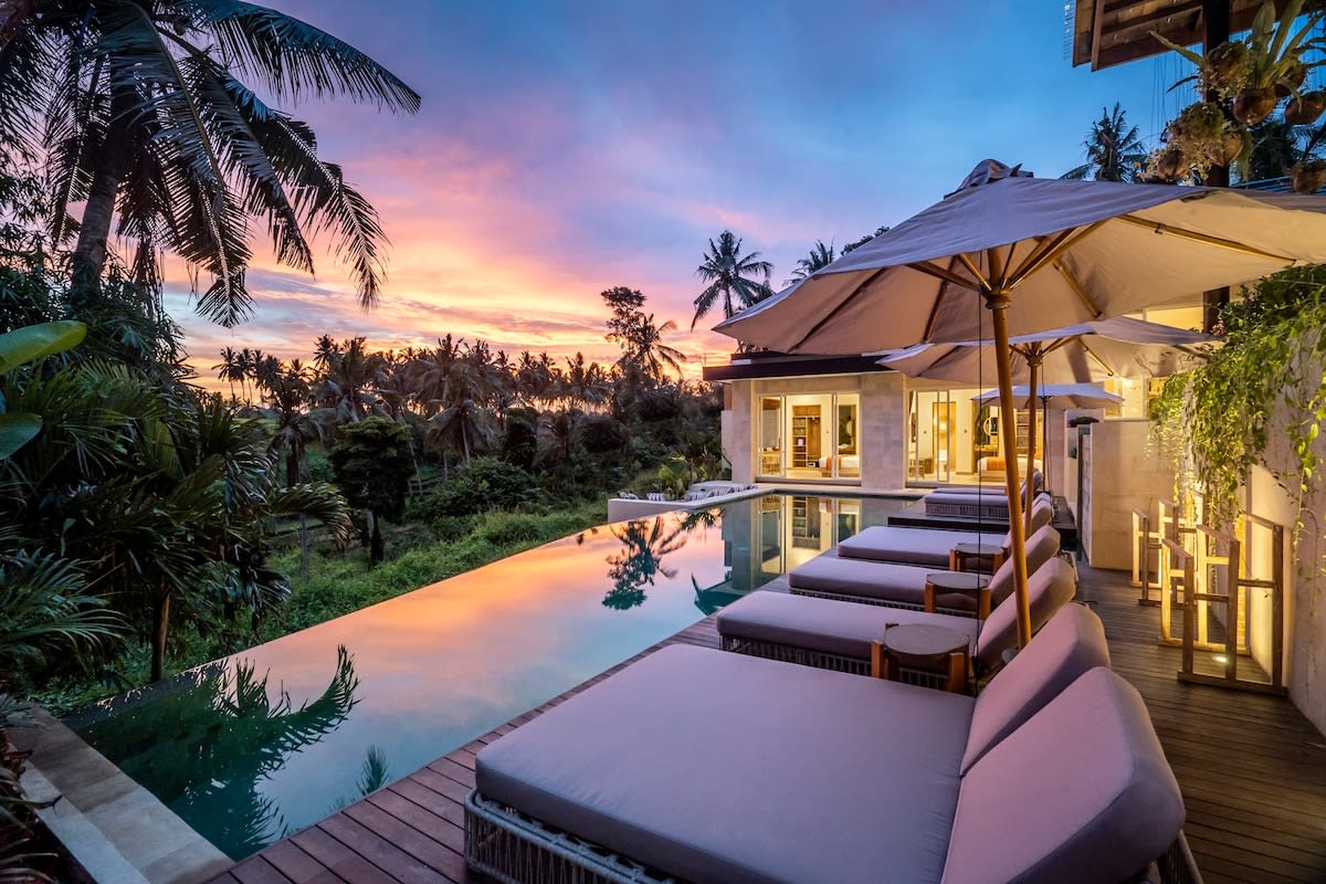 Infinity pool with Jungle view