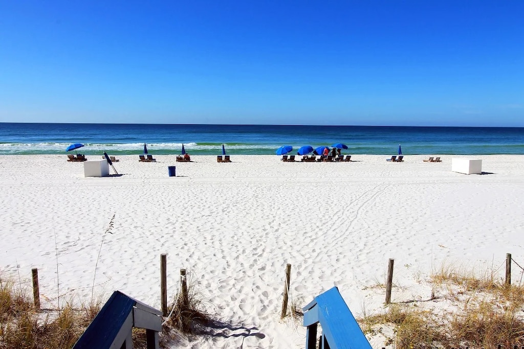 Beach in front of Sterling Beach