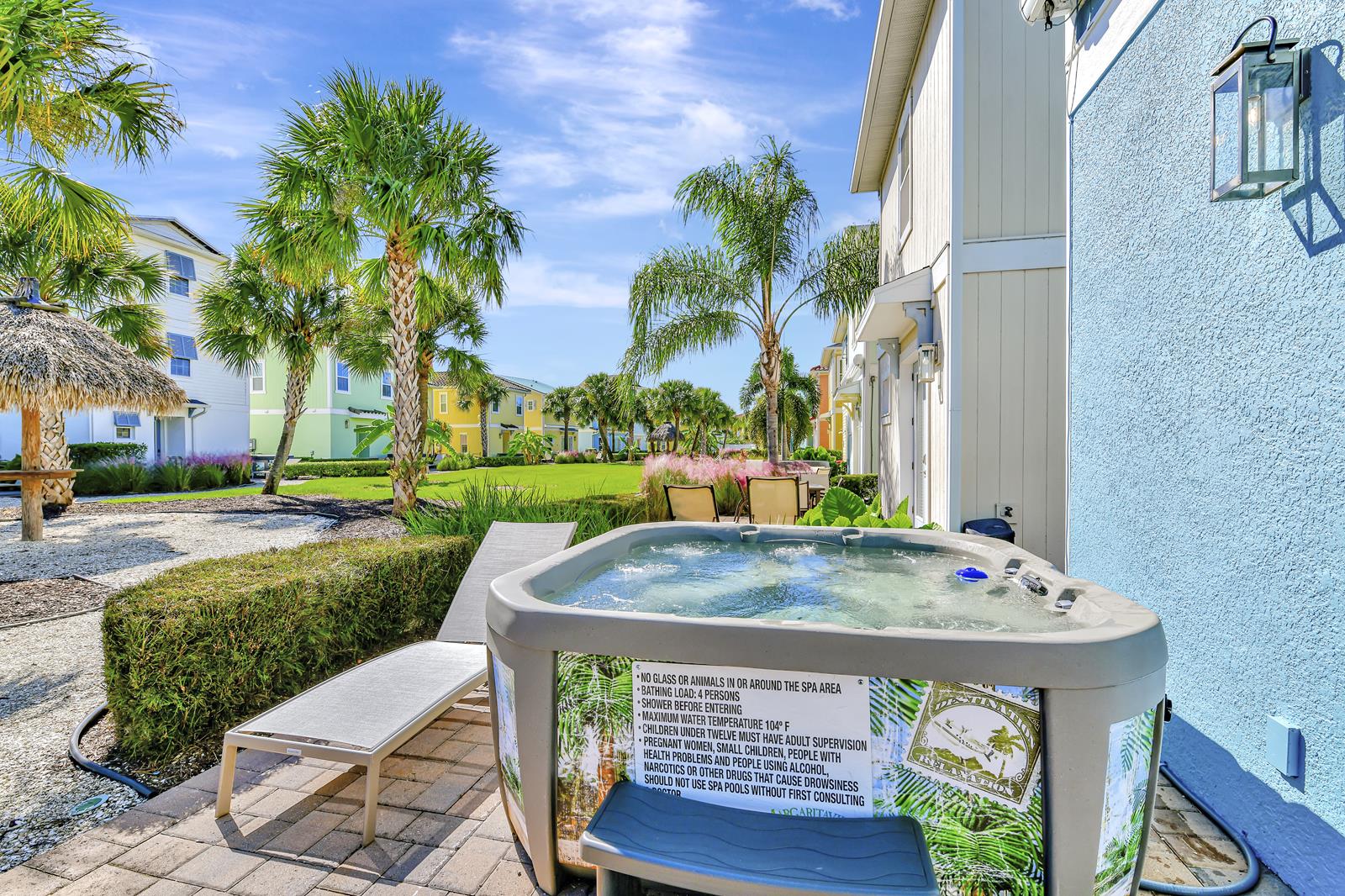 Property Image 2 - Casa Blanca Cottage with Hot Tub near Disney with Margaritaville Access - 8032SU