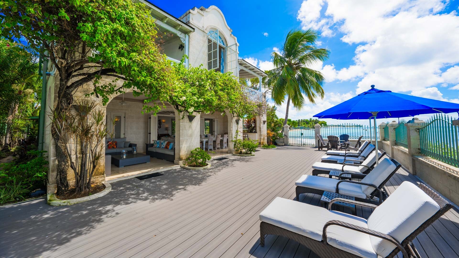 Property Image 1 - Sea-front Barbados Villa with Island Flair