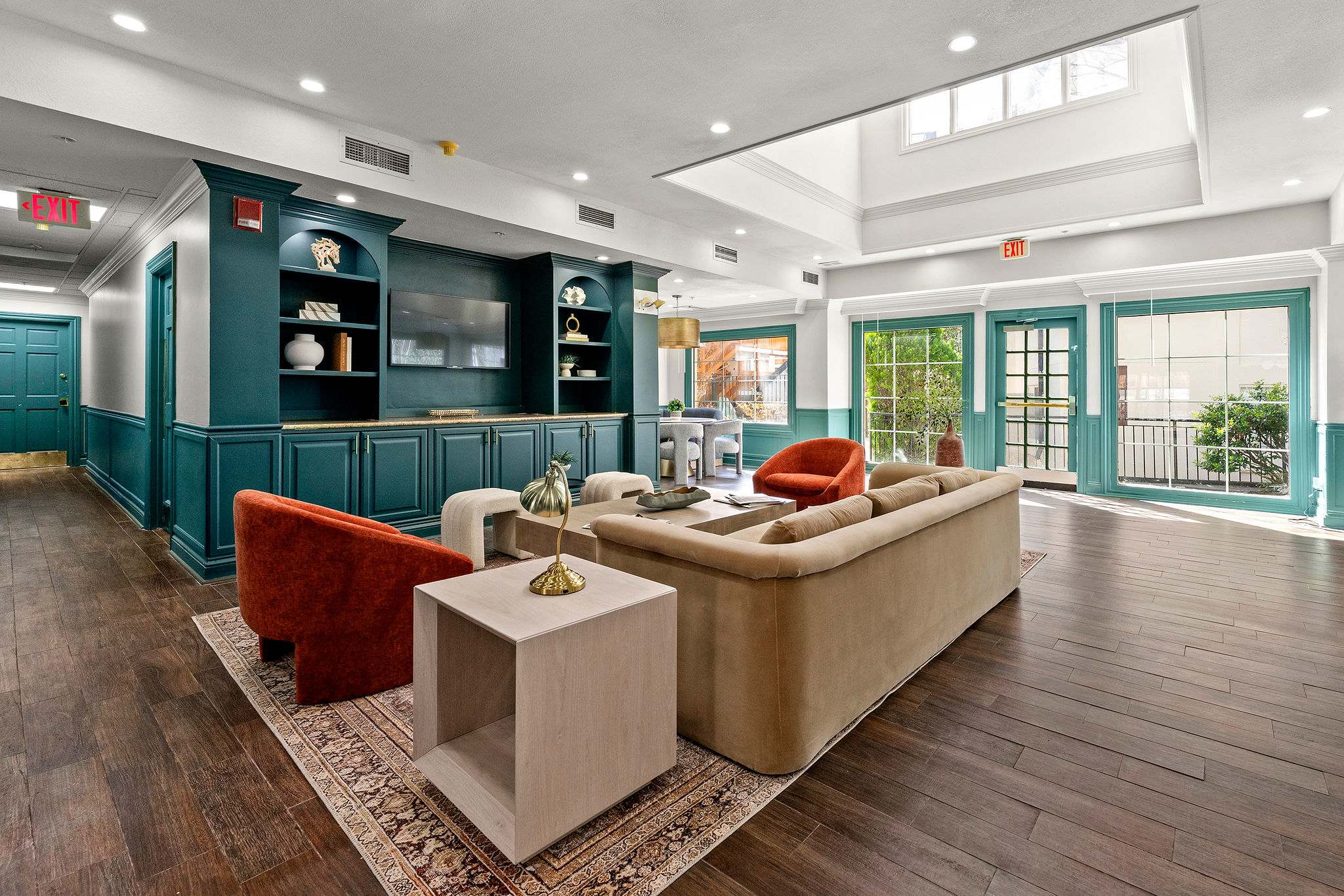 Enjoy access to the community clubhouse—a perfect spot to relax or get work done, open Monday to Friday from 8:00am to 4:30pm.