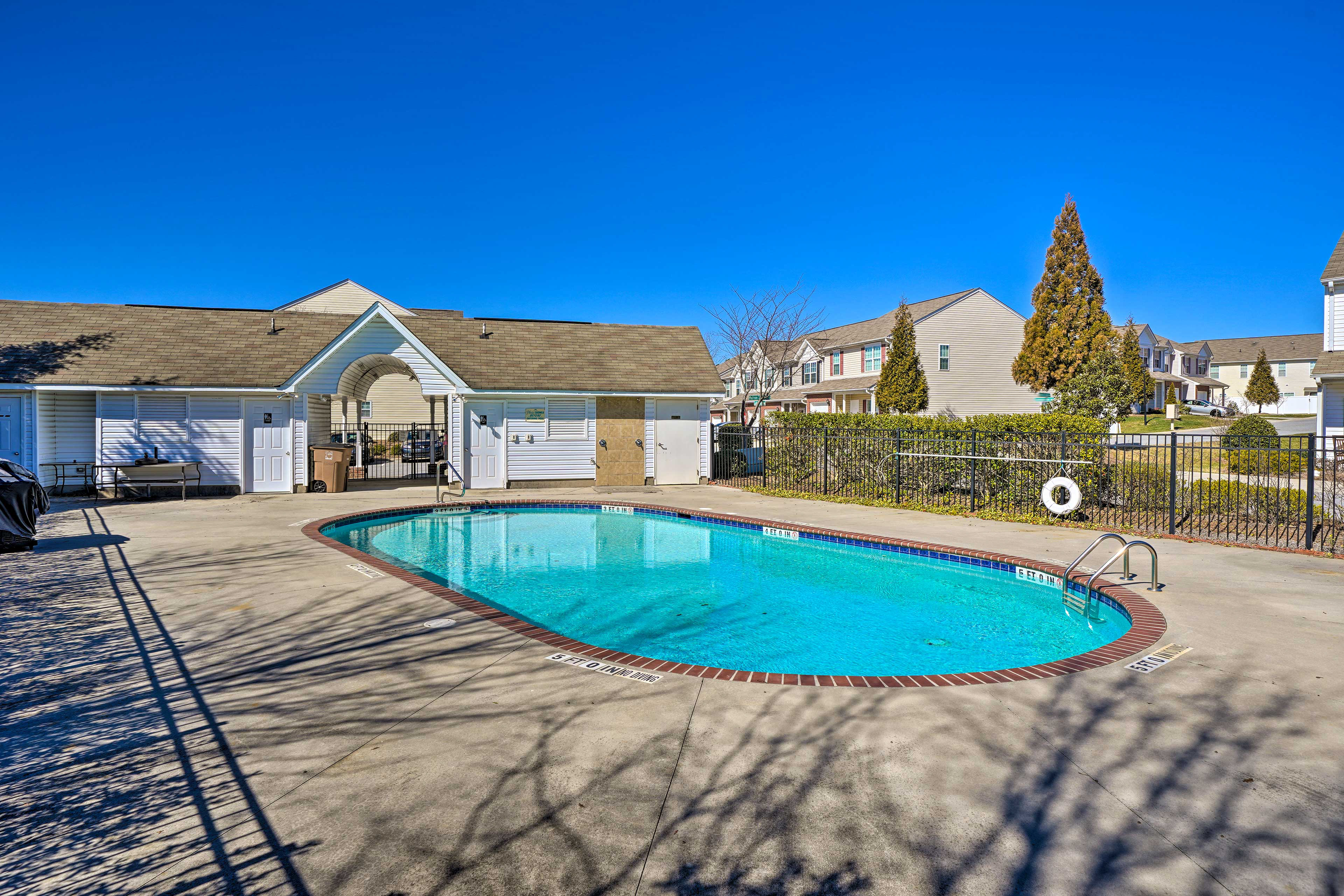 Property Image 1 - Cozy Greensboro Townhome w/ Community Pool & Grill